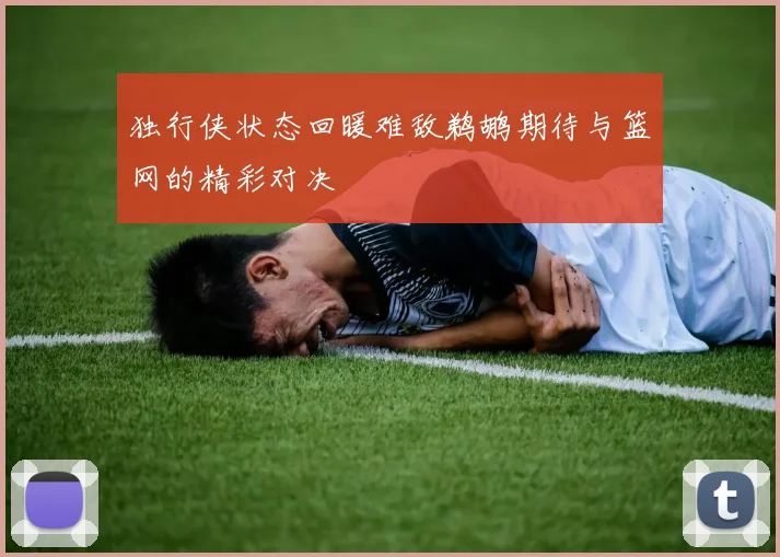 独行侠状态回暖难敌鹈鹕期待与篮网的精彩对决